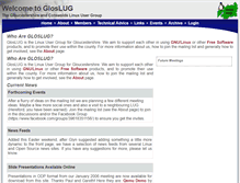 Tablet Screenshot of gloucs.lug.org.uk