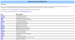 Desktop Screenshot of mailman.lug.org.uk